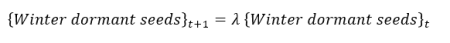 Fig. 7 Equation of lambda at winter